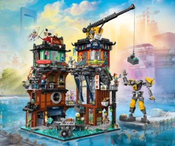 Детски комплект за игра LEGO® NINJAGO 71837 – Работилници в NINJAGO® City