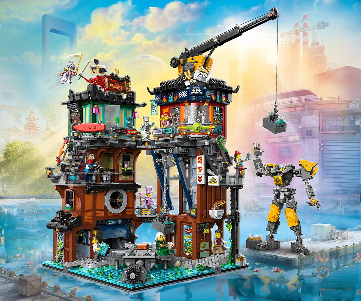 Детски комплект за игра LEGO® NINJAGO 71837 - Работилници в NINJAGO® City thumb 14 LEGO® NINJAGO 71837 - NINJAGO® City workshops thumb 14