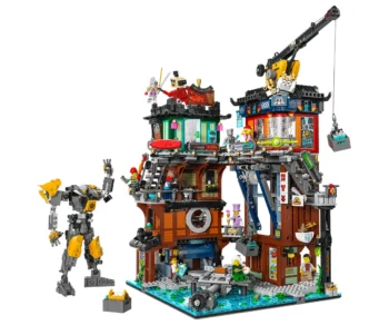 Детски комплект за игра LEGO® NINJAGO 71837 – Работилници в NINJAGO® City