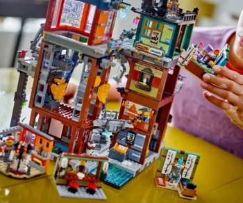 Детски комплект за игра LEGO® NINJAGO 71837 – Работилници в NINJAGO® City