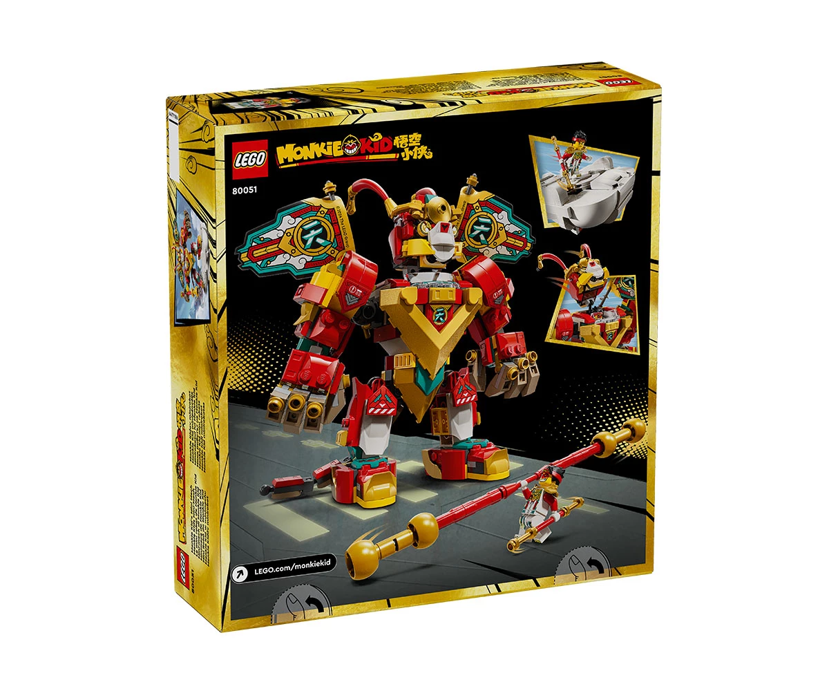 Детски комплект за игра LEGO® Monkie Kid™ 80051 - Мини роботът на Monkie Kid thumb 2 LEGO® Monkie Kid™ 80051 - Monkie kid's mini mech thumb 2
