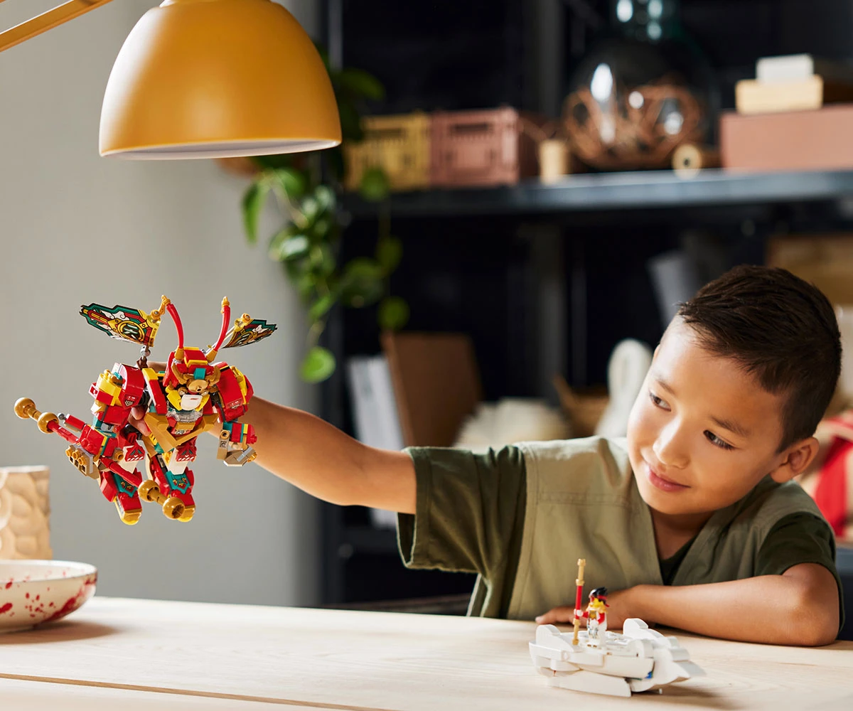 Детски комплект за игра LEGO® Monkie Kid™ 80051 - Мини роботът на Monkie Kid thumb 5 LEGO® Monkie Kid™ 80051 - Monkie kid's mini mech thumb 5