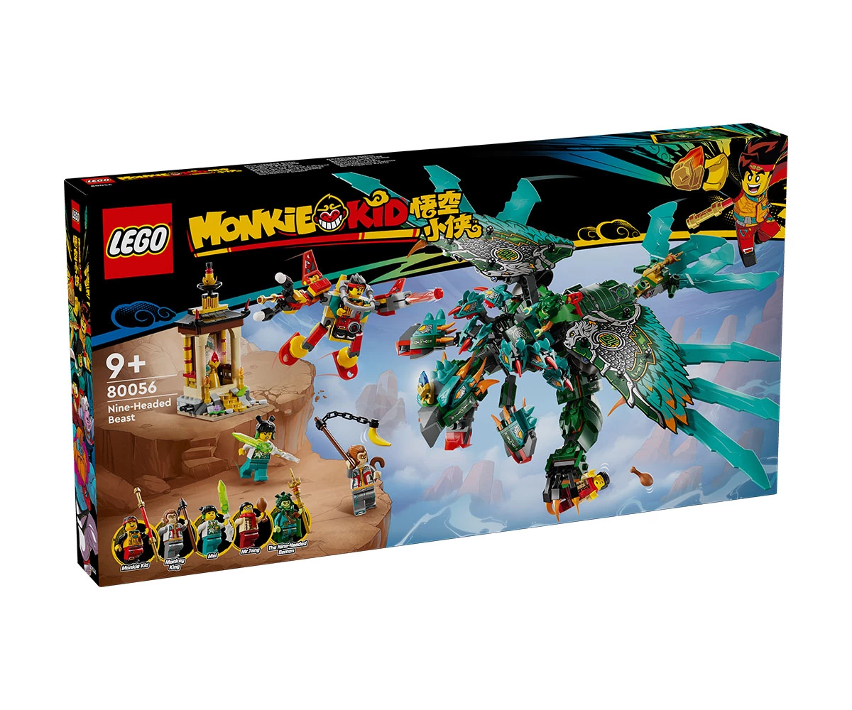 Детски комплект за игра LEGO® Monkie Kid™ 80056 - Деветглав звяр LEGO® Monkie Kid™ 80056 - Nine-headed beast