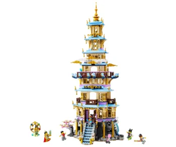 Детски комплект за игра LEGO® Monkie Kid™ 80058 – Небесна пагода