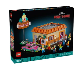 Детски комплект за игра LEGO® Icons 10352 – The Simpsons™: Бургерите на Krusty
