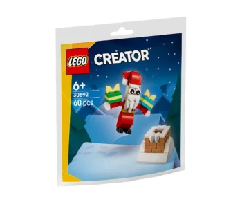 Детски комплект за игра LEGO® Creator 30692 – Коледни забавления в комина с Дядо Коледа