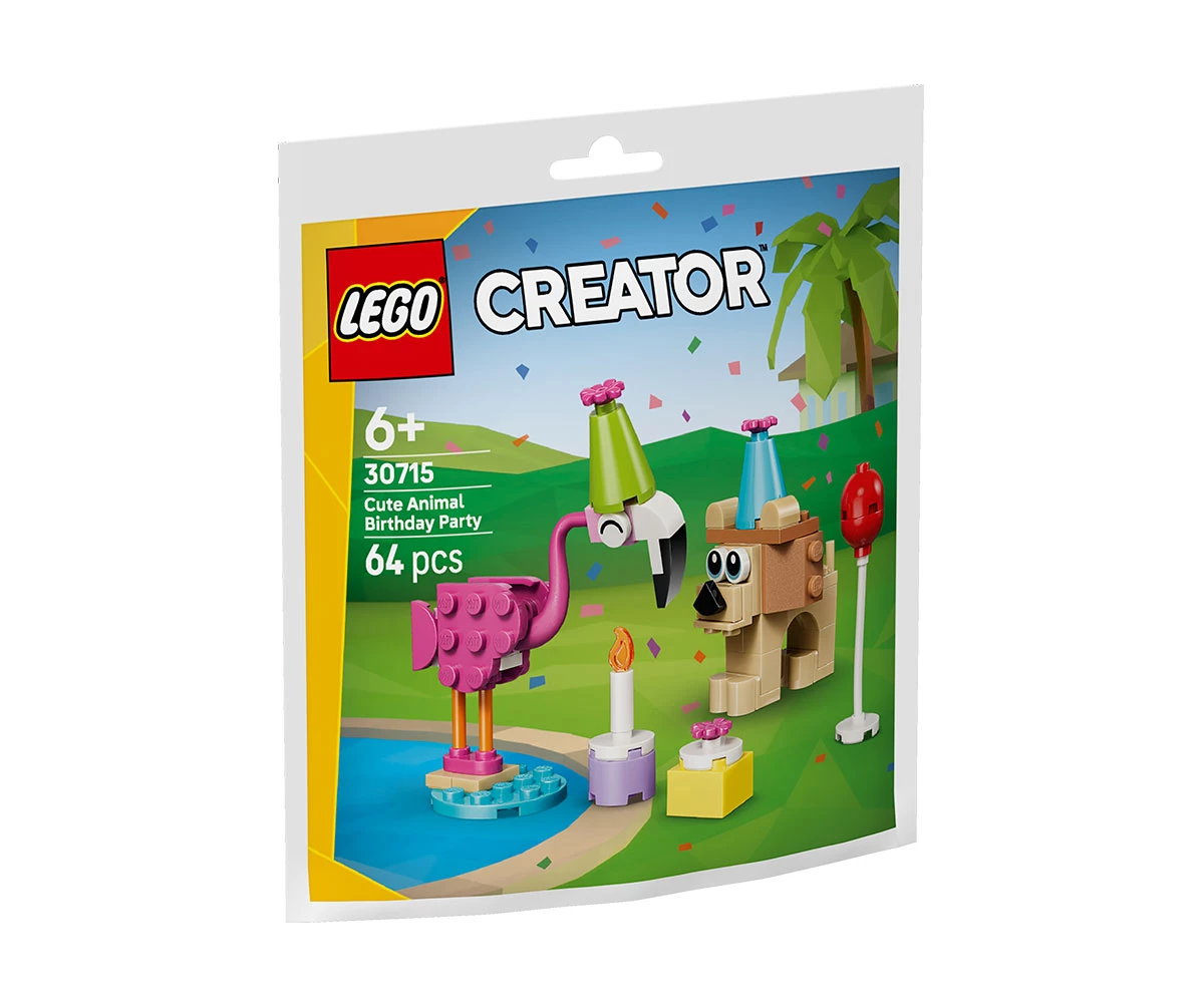 Детски комплект за игра LEGO® Creator 30715 - Парти за рожден ден със сладки животни LEGO® Creator 30715 - Cute Animal Birthday Party