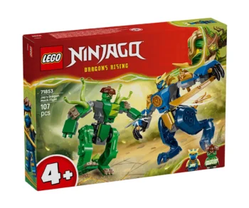 Детски комплект за игра LEGO® NINJAGO 71853 – Битка с драконов робот на Джей