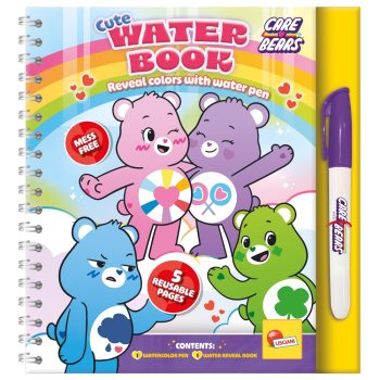 Творчески комплект, Lisciani, Care Bears, Книжка за рисуване с вода