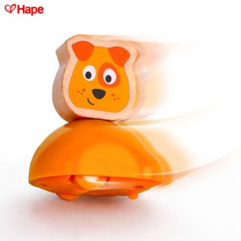 Hape Дървена количка Куче Push & Run H0469