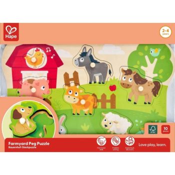 hape-bondgardsdjur-knoppussel-9-bitar