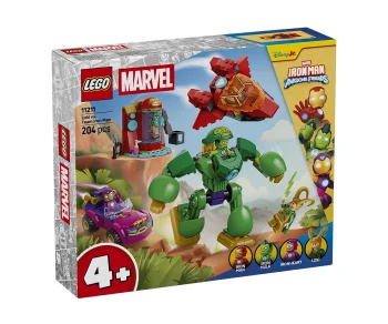 Детски комплект за игра LEGO® Disney Junior Marvel 11211 – Локи срещу Железния човек