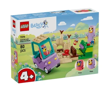 Детски комплект за игра LEGO® Bluey 11216 – Бабите с Бинго и Блуи