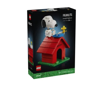 Детски комплект за игра LEGO® Ideas 21368 – Фъстъчета: Колибката на Снупи