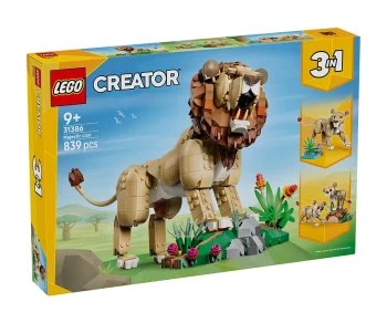 Детски комплект за игра LEGO® Creator 31386 – Диви животни: Величествен лъв