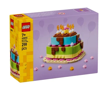 Детски комплект за игра LEGO® Iconic 40815 – Торта за парти за рожден ден