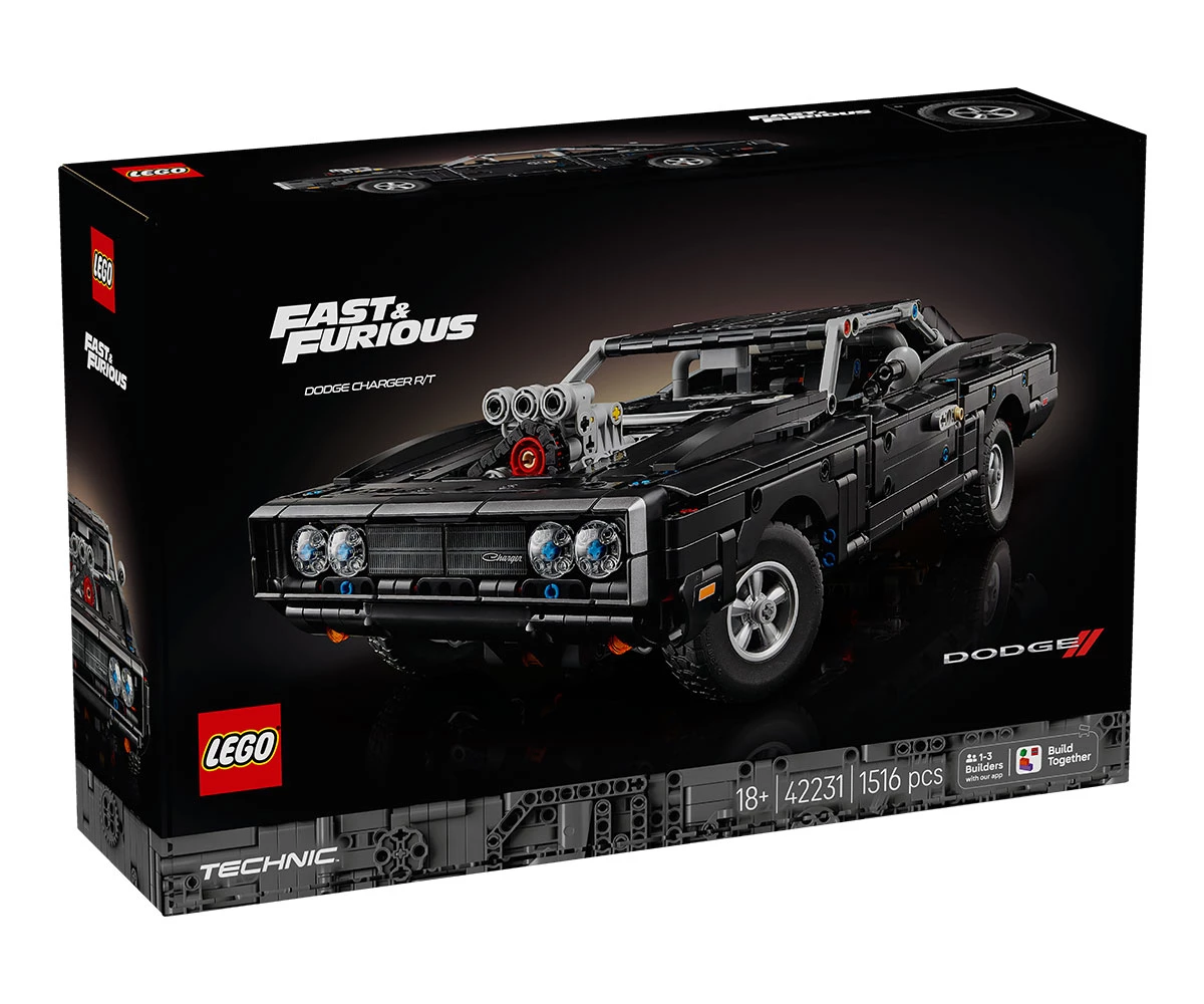 Детски комплект за игра LEGO® Technic 42231 - Fast and Furious Кола Dodge Charger R/T LEGO® Technic 42231 - Fast And Furious Dodge Charger R/T Car