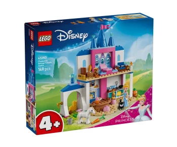 Детски комплект за игра LEGO® Disney Princess 43283 – Замъкът на животните-приятели на Пепеляшка