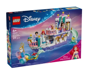 Детски комплект за игра LEGO® Disney Princess 43299 – Лодка за кралската сватба на Ариел