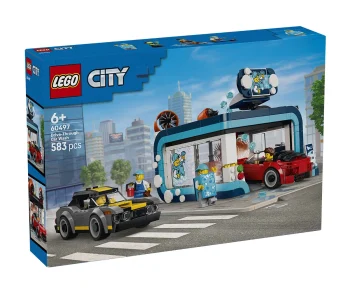 Детски комплект за игра LEGO® City 60497 – Автомивка с преминаване на колата
