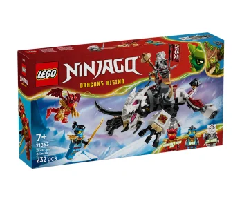 Детски комплект за игра LEGO® NINJAGO 71863 – Зилвар и Гримтак – чудовището-дракон