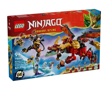 Детски комплект за игра LEGO® NINJAGO 71868 – Трансформиращият се дракон на Огнената