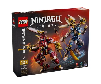 Детски комплект за игра LEGO® NINJAGO 71870 – Близнаците роботи-титани