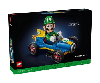 Детски комплект за игра LEGO® Super Mario™ 72050 – Mario Kart™ – Luigi и Mach 8