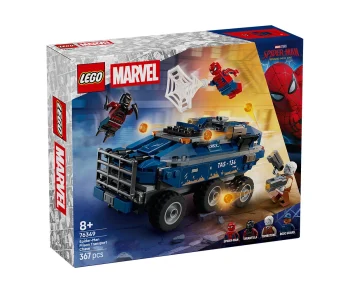 Детски комплект за игра LEGO® Marvel Super Heroes 76349 – Преследване на затворнически транспорт със Спайдърмен