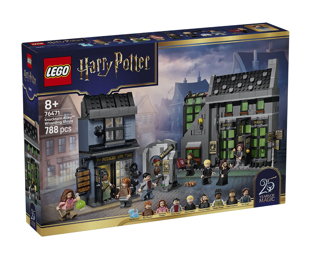 Детски комплект за игра LEGO® Harry Potter 76471 - Магазини за магьосници на Мракон-али LEGO® Harry Potter 76471 - Knockturn Alley™ Wizarding Shops