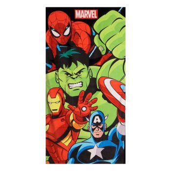 Детска кърпа за плаж или баня с Отмъстителите (Avengers) от 100% памук, плажна кърпа за момче Marvel