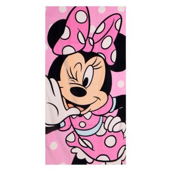 Детска плажна кърпа Мини Маус (Minnie Mouse) за момиче, 100% памук, 70 x 140 см