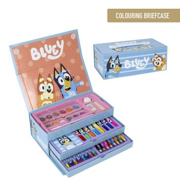 Творчески комплект за рисуване в куфарче Блуи (Bluey)