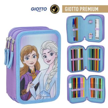 Троен пълен несесер с аксесоари Disney Frozen