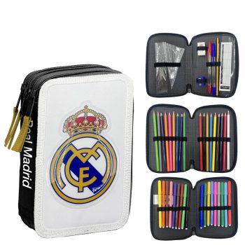Троен пълен несесер с аксесоари Real Madrid