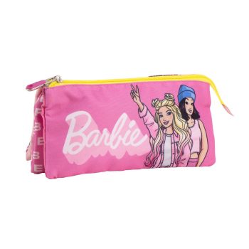 Ученически несесер Barbie с три отделения без принадлежности