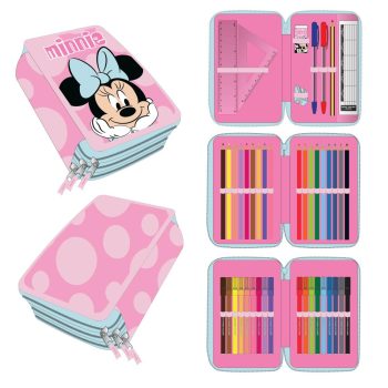 Троен пълен несесер с аксесоари Minnie Mouse Disney