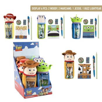 Плюшен ученически комплект Играта на играчките ( Toy Story) с несесер и принадлежности