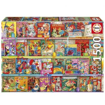 Пъзел, Educa, Забавно книжно кътче, 1500 части