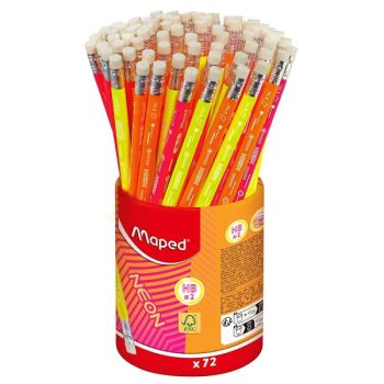 Моливи Мaped neon с гума HB