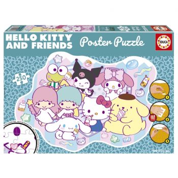 Пъзел, Educa, Hello Kitty, Плакат, 250 части