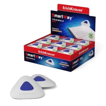 Гума за молив ErichKrause SmartWay® Mini Triangular /кутия 36 бр./