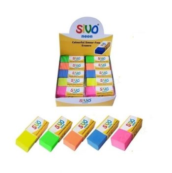 Гума SIVO Jumbo за молив Neon /в кутия 20 бр./