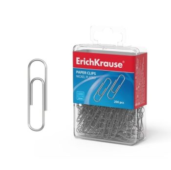 Кламери ErichKrause® 28 mm, PVC кутия, 200бр.