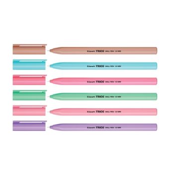 Химикалка Luxor® TRIOS icy PASTEL, 1мм