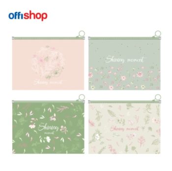PP папка с цип OFFISHOP "SHINING"A4