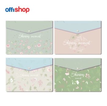 PP папка с копче OFFISHOP "SHINING" A4