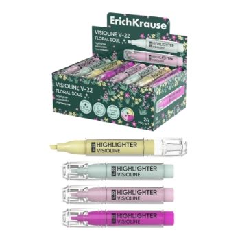 Маркер ErichKrause® Visioline V-22 Floral Soul mix