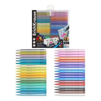 Цветни акрилни маркери ErichKrause® Art Spirit с объл връх 36 цвята
