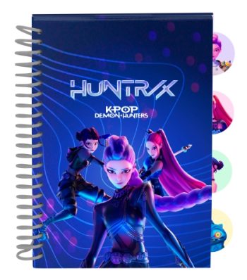 Тефтер за бележки А5 K-POP DEMON HUNTERS